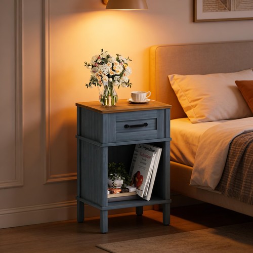 Small farmhouse nightstand - farmhouse,